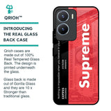 Supreme Ticket Glass Case for Vivo T2x 5G