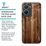 Timber Printed Glass Case for Vivo T2x 5G