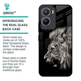 Brave Lion Glass Case for Vivo T2x 5G