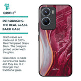 Crimson Ruby Glass Case for Vivo T2x 5G