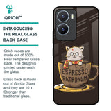 Tea With Kitty Glass Case For Vivo T2x 5G
