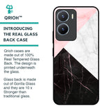 Marble Collage Art Glass Case For Vivo T2x 5G