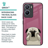 Funny Pug Face Glass Case For Vivo T2x 5G