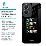 Daily Routine Glass Case for Vivo T2x 5G