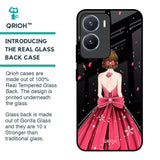 Fashion Princess Glass Case for Vivo T2x 5G