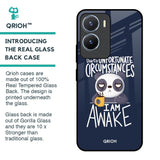 Struggling Panda Glass Case for Vivo T2x 5G