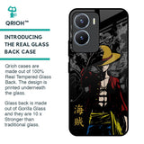 Dark Luffy Glass Case for Vivo T2x 5G