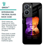 Minimalist Anime Glass Case for Vivo T2x 5G