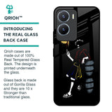 Luffy Line Art Glass Case for Vivo T2x 5G