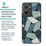 Abstact Tiles Glass Case for Vivo T2x 5G