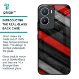 Soft Wooden Texture Glass Case for Vivo T2x 5G