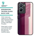 Brush Stroke Art Glass Case for Vivo T2x 5G
