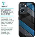 Multicolor Wooden Effect Glass Case for Vivo T2x 5G