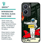 Astronaut on Mars Glass Case for Vivo T2x 5G