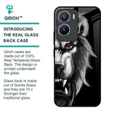 Wild Lion Glass Case for Vivo T2x 5G