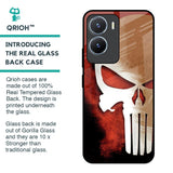 Red Skull Glass Case for Vivo T2x 5G