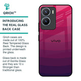 Wavy Pink Pattern Glass Case for Vivo T2x 5G