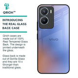 Blue Aura Glass Case for Vivo T2x 5G