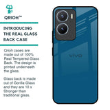 Cobalt Blue Glass Case for Vivo T2x 5G