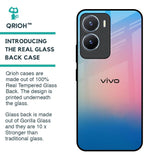 Blue & Pink Ombre Glass case for Vivo T2x 5G