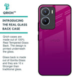 Magenta Gradient Glass Case For Vivo T2x 5G