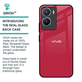 Solo Maroon Glass case for Vivo T2x 5G