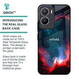 Brush Art Glass Case For Vivo T2x 5G