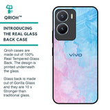 Mixed Watercolor Glass Case for Vivo T2x 5G