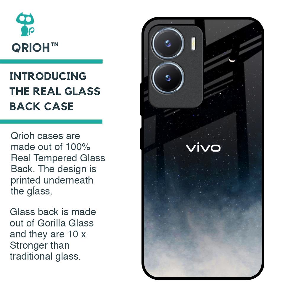 Aesthetic Sky Glass Case for Vivo T2x 5G