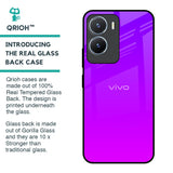 Purple Pink Glass Case for Vivo T2x 5G