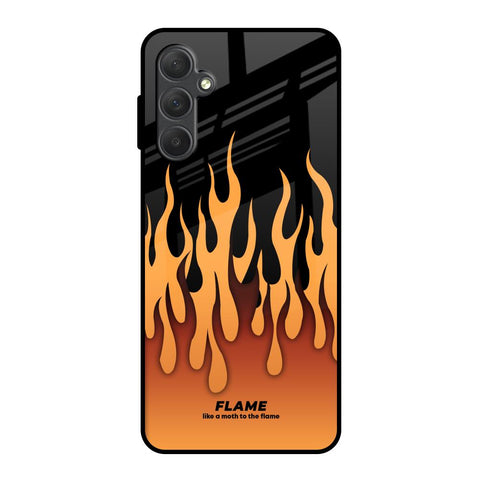 Fire Flame Samsung Galaxy F54 5G Glass Back Cover Online