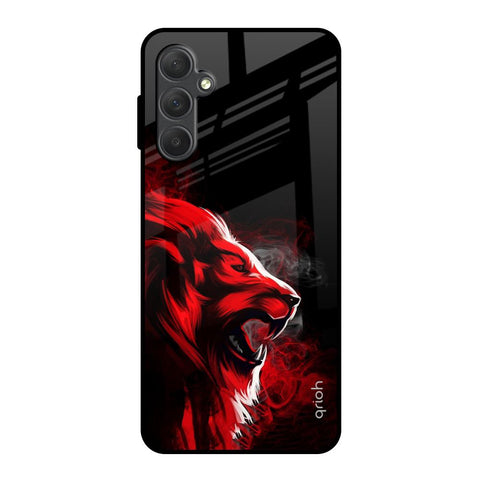 Red Angry Lion Samsung Galaxy F54 5G Glass Back Cover Online
