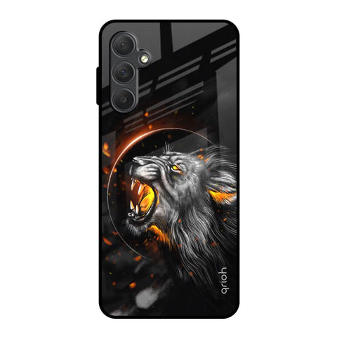 Aggressive Lion Samsung Galaxy F54 5G Glass Back Cover Online