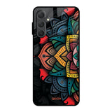 Retro Gorgeous Flower Samsung Galaxy F54 5G Glass Back Cover Online