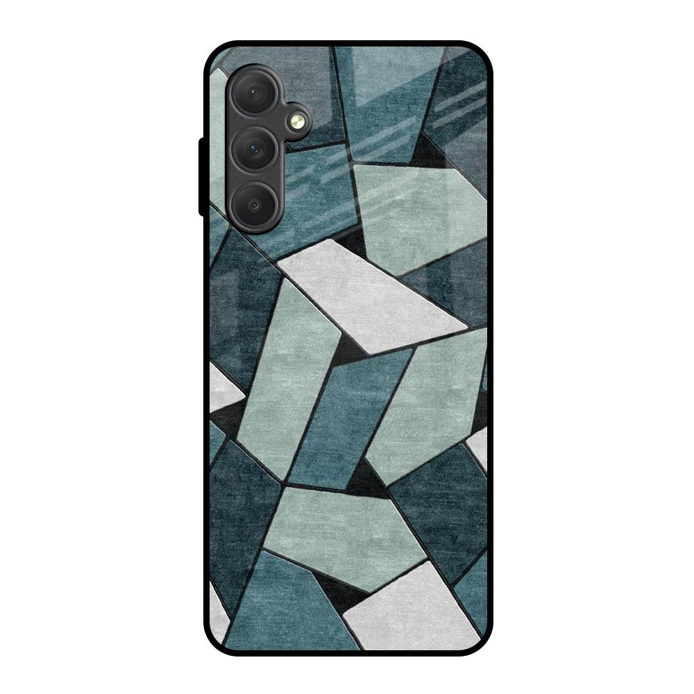 Abstact Tiles Samsung Galaxy F54 5G Glass Back Cover Online