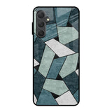 Abstact Tiles Samsung Galaxy F54 5G Glass Back Cover Online
