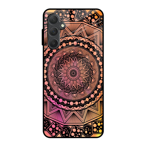 Floral Mandala Samsung Galaxy F54 5G Glass Back Cover Online