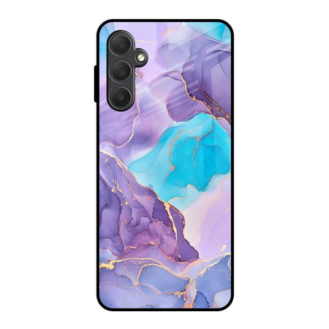 Alcohol ink Marble Samsung Galaxy F54 5G Glass Back Cover Online