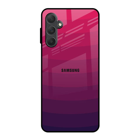 Wavy Pink Pattern Samsung Galaxy F54 5G Glass Back Cover Online