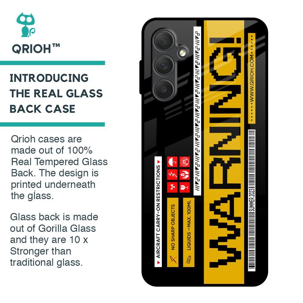 Aircraft Warning Glass Case for Samsung Galaxy F54 5G