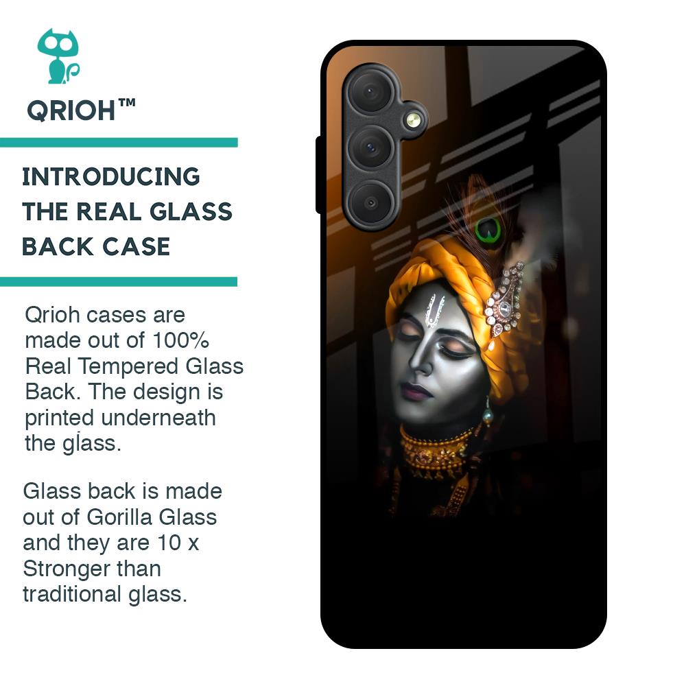 Ombre Krishna Glass Case for Samsung Galaxy F54 5G