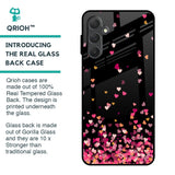 Heart Rain Fall Glass Case For Samsung Galaxy F54 5G