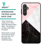 Marble Collage Art Glass Case For Samsung Galaxy F54 5G