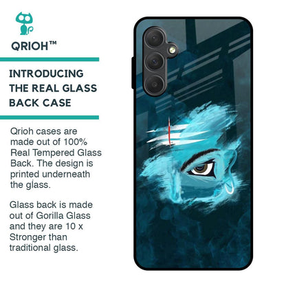 Power Of Trinetra Glass Case For Samsung Galaxy F54 5G