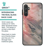 Pink And Grey Marble Glass Case For Samsung Galaxy F54 5G