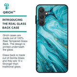 Ocean Marble Glass Case for Samsung Galaxy F54 5G