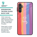 Lucky Abstract Glass Case for Samsung Galaxy F54 5G