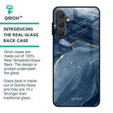 Deep Ocean Marble Glass Case for Samsung Galaxy F54 5G