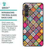 Multicolor Mandala Glass Case for Samsung Galaxy F54 5G