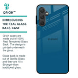 Cobalt Blue Glass Case for Samsung Galaxy F54 5G